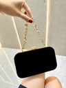 Bolso de terciopelo con diamantes
