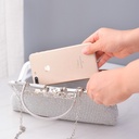 Bolso de mano con diamantes