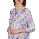 Blusa acanalada con estampado