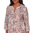 Blusa con estampado paisley