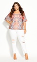 Blusa manga corta Mirror Adisa