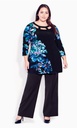 Blusa tipo túnica floral