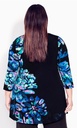 Blusa tipo túnica floral