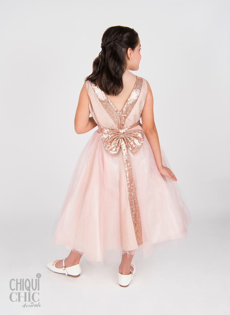 Vestido de tul Shantung & Sparkle