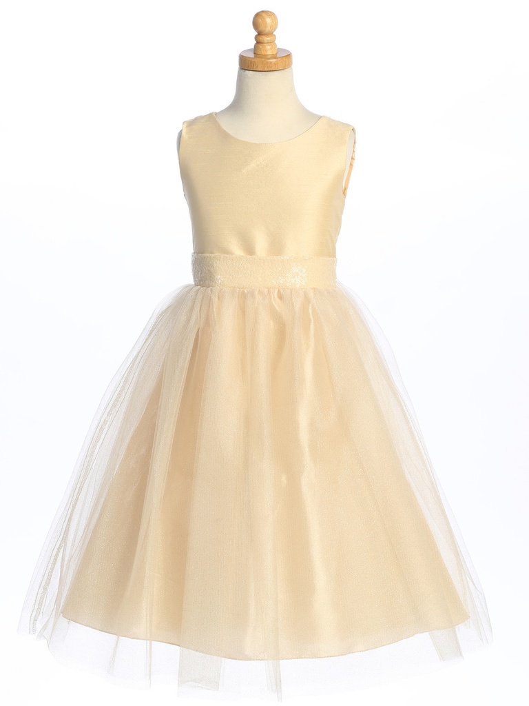 Vestido de tul Shantung & Sparkle