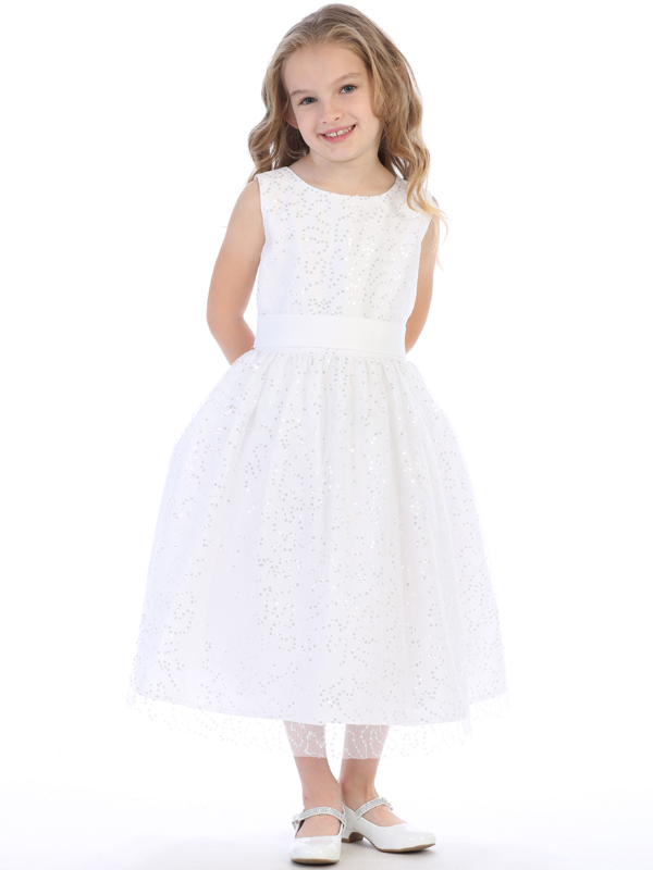Vestido de tul  con lentejuelas
