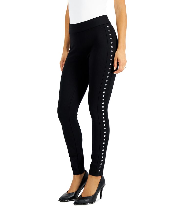 Leggings con tachuelas laterales