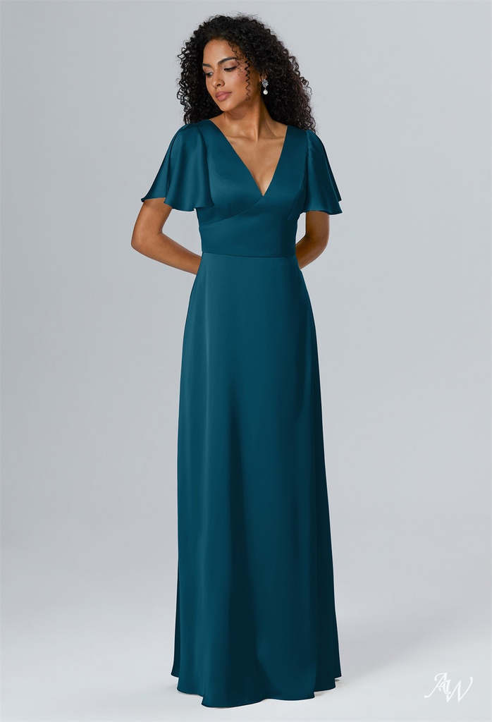 Vestido largo con abertura Samraat