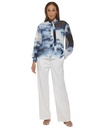 Blusa con estampado de nubes