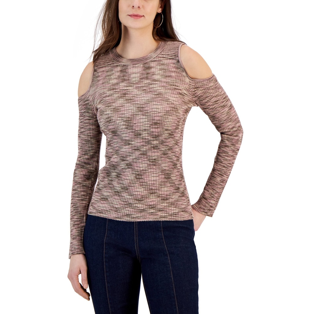 Blusa canalé de hombros descubiertos