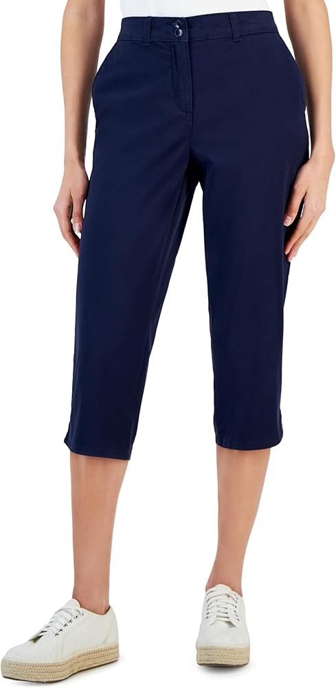 Pantalones capri de cintura cómoda (copia)