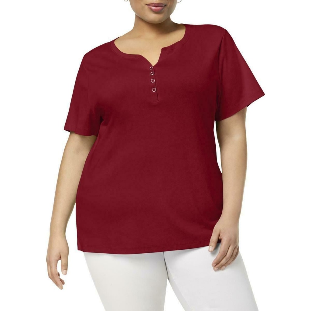 Camiseta Henley de manga corta (copia)