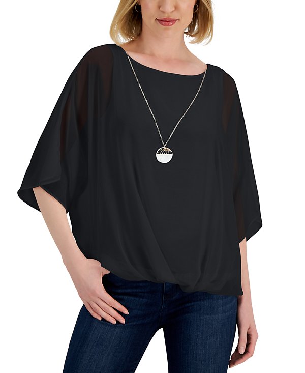 Blusa con dobladillo abullonado