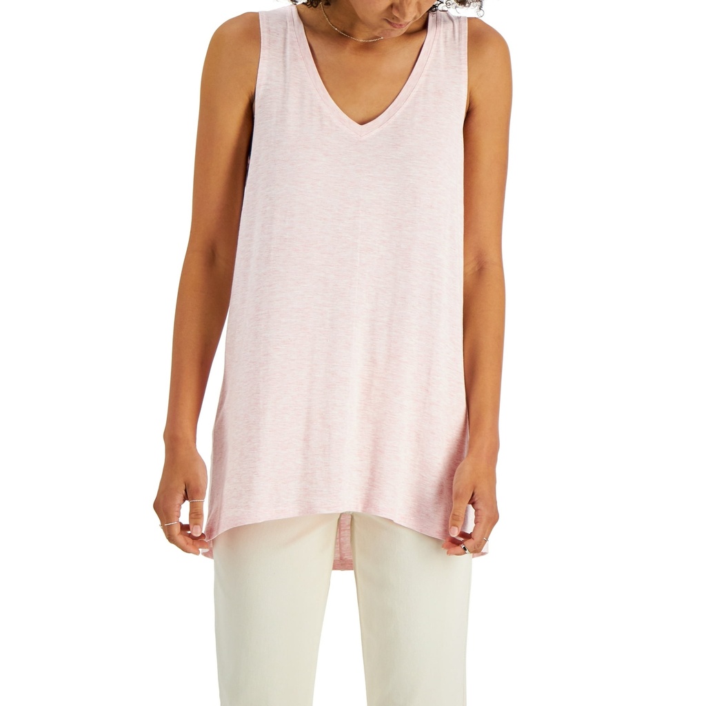 Camiseta sin mangas cuello en V