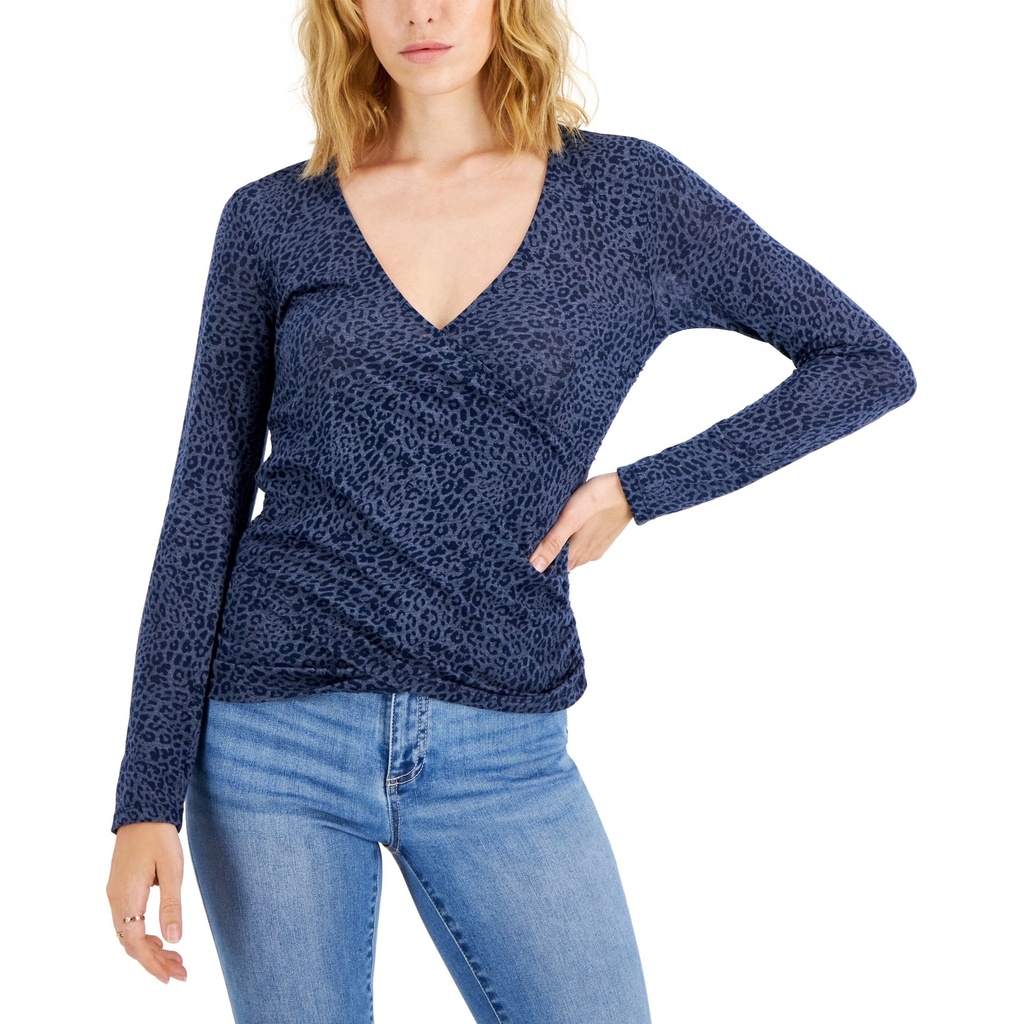 Blusa con escote Surplice