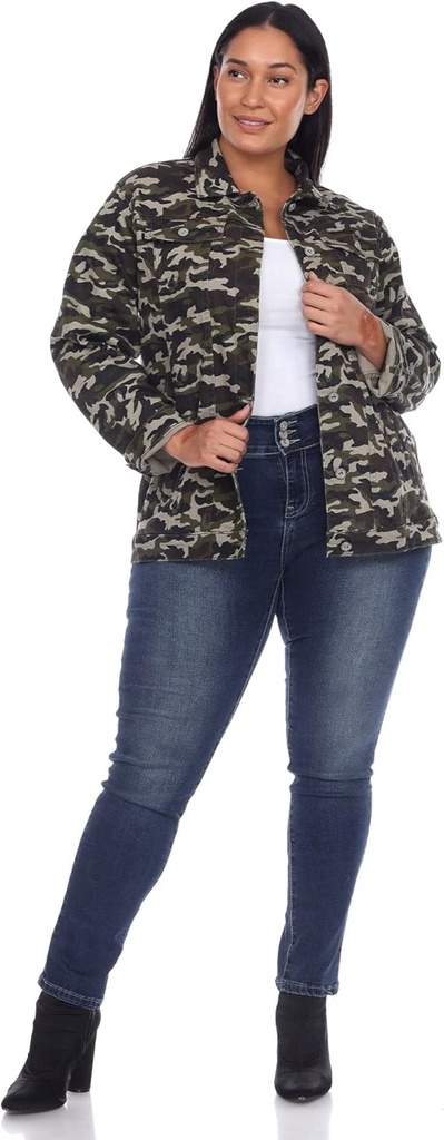 Chaqueta mezclilla de camuflaje