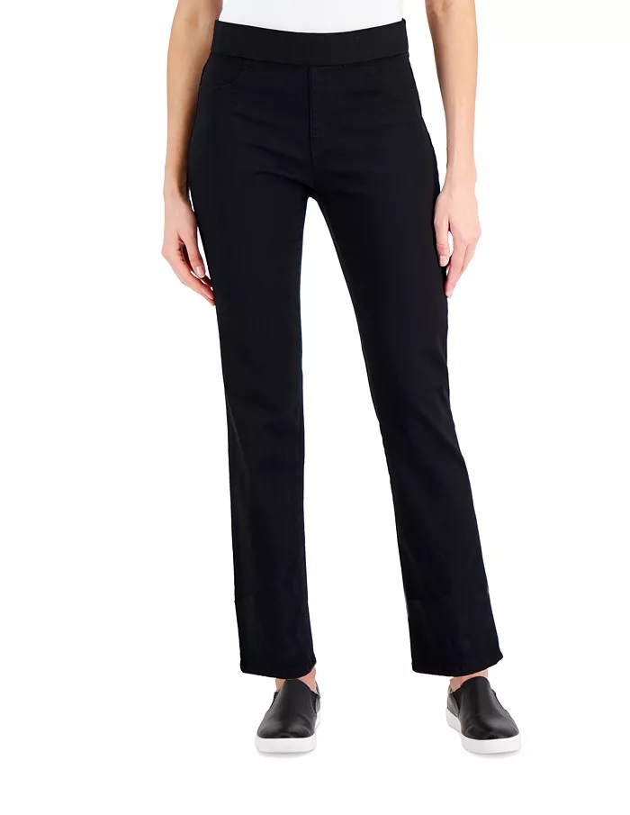 Jeans estilo pull-on sin cierres