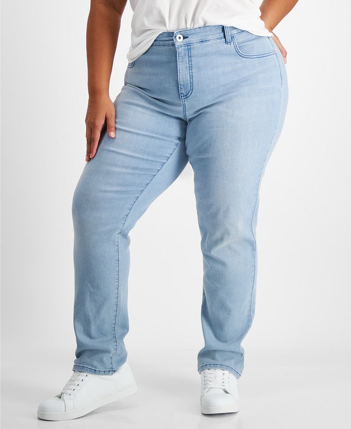 Jeans de tiro medio slim leg