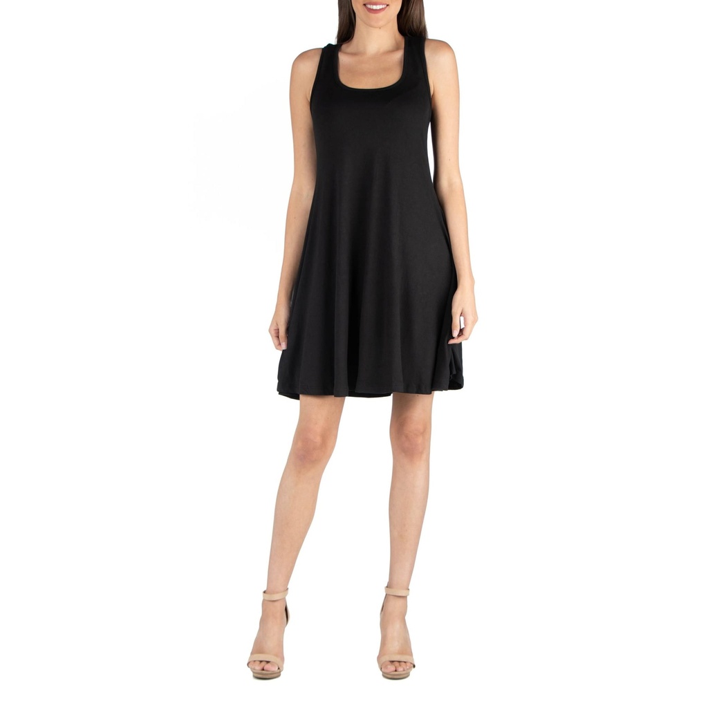 Vestido sólido y acampanado Skater (copia)