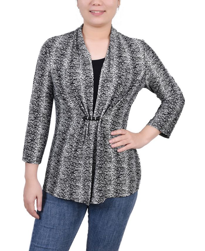 Blusa dos en uno con broche