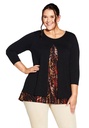 Blusa tipo túnica con estampado Alex