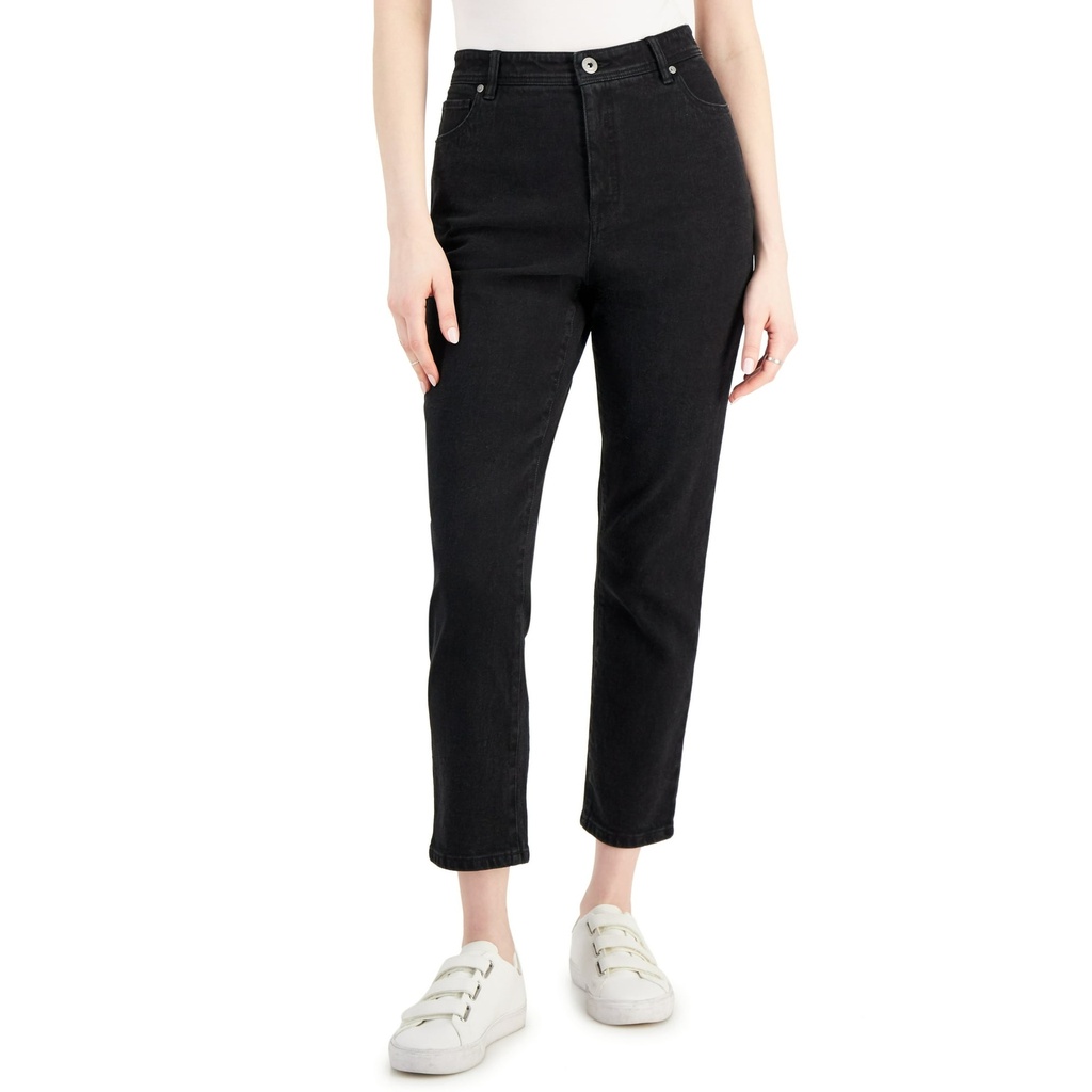 Jeans slim de cintura alta