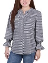 Blusa con mangas y estampado Justin