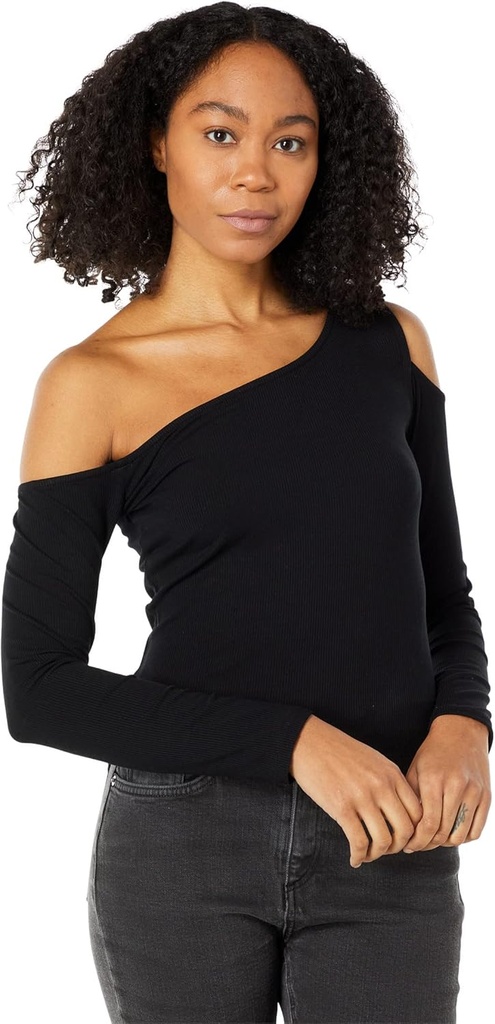 Blusa con escote asimètrico