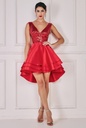 Vestido en capas de alto y bajo