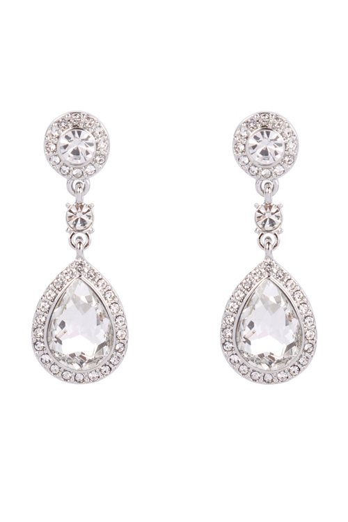 Aretes colgantes de làgrima