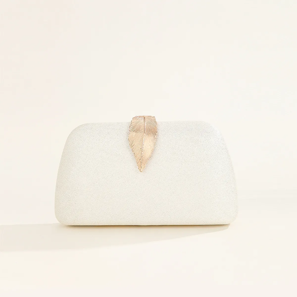 Bolso con cierre de hoja