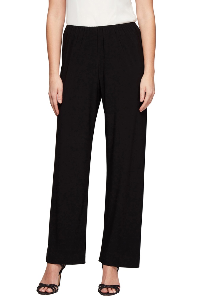 Pantalón elástico de pierna recta