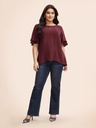 Blusa con volantes escalonados
