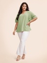 Blusa de lunares con escote en V (copia)
