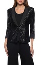 Chaqueta y top con lentejuelas