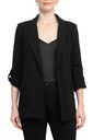 Blazer tejido con cuello de solapa