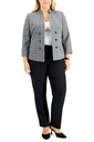 Traje con chaqueta a cuadros