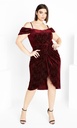 Vestido cruzado Jayla Berry