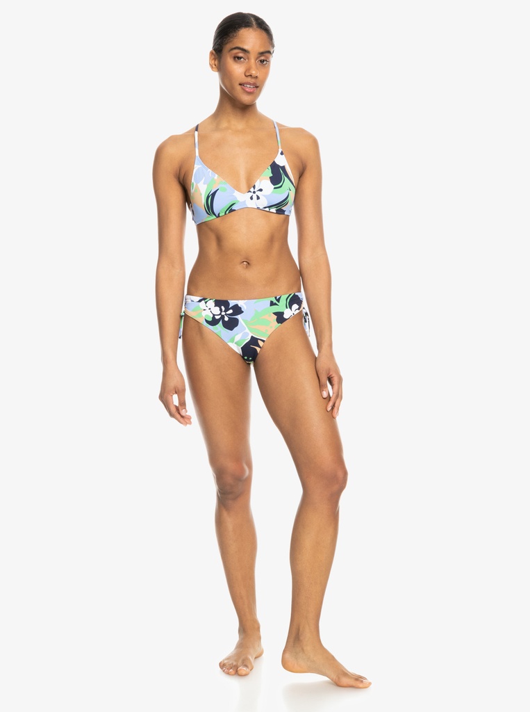 Bottom Bikini floral con lazo lateral