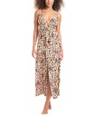 Vestido largo playero con Animal print