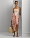 Falda de baño estampada cover up