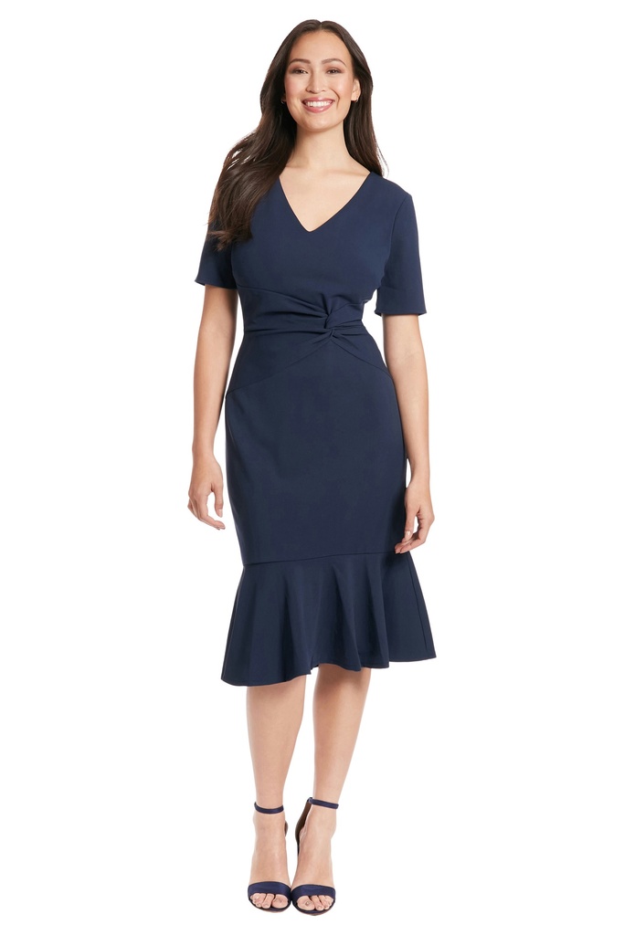 Vestido con volante Hallie