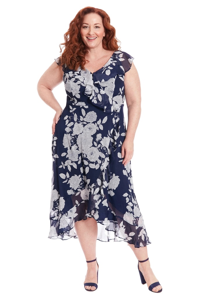Vestido maxi floral Alessandra