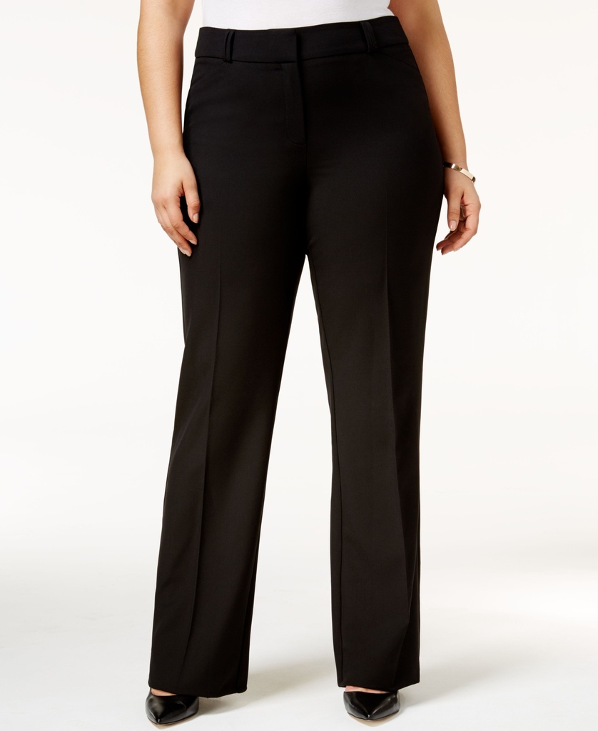 Pantalón de vestir de pretina ancha