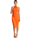 Vestido con cuello halter Harland