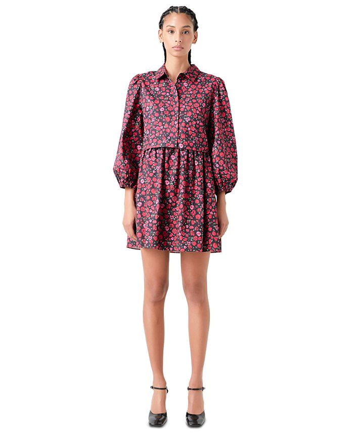 Vestido camisero mini  floral