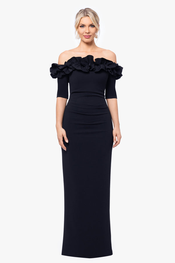Vestido de hombros descubiertos