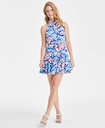 Vestido paisley de escote halter
