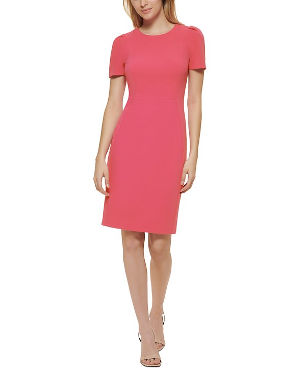Vestido tubo de manga corta