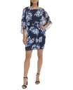 Vestido blusón con estampado floral